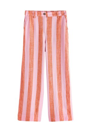 SMART FRONT  BLEND LEG - Stoffhose - pink orange stripe