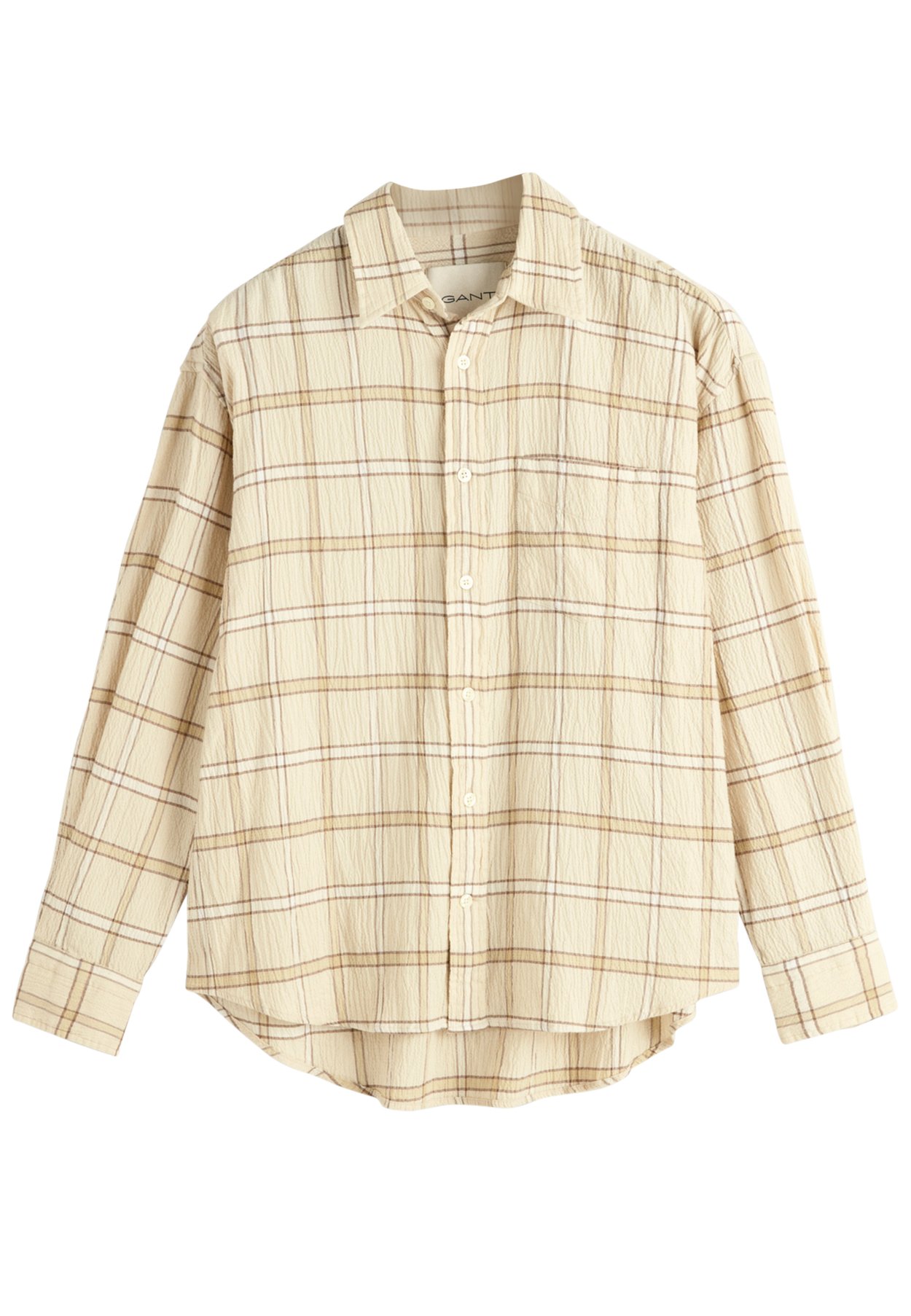 OVERSIZED TEXTURED CHECKED