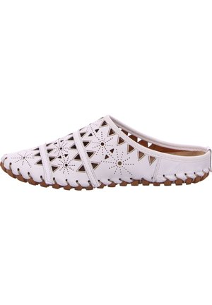 Gemini KALI ANILINA SABOT - Pantolette flach - weiss