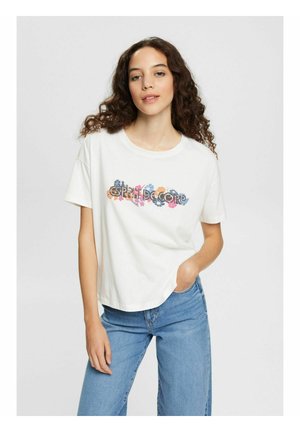 MIT PRINT - T-shirt imprimé - off white