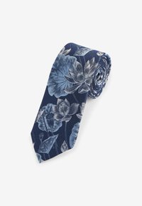 Next REGULAR - Krawatte - dark blue floral