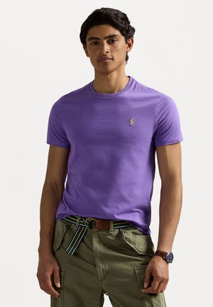 Polo Ralph Lauren CUSTOM SLIM FIT JERSEY CREWNECK T-SHIRT - Pamata T-krekls - spring violet