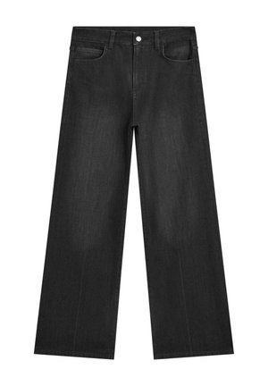 Straight leg jeans - black