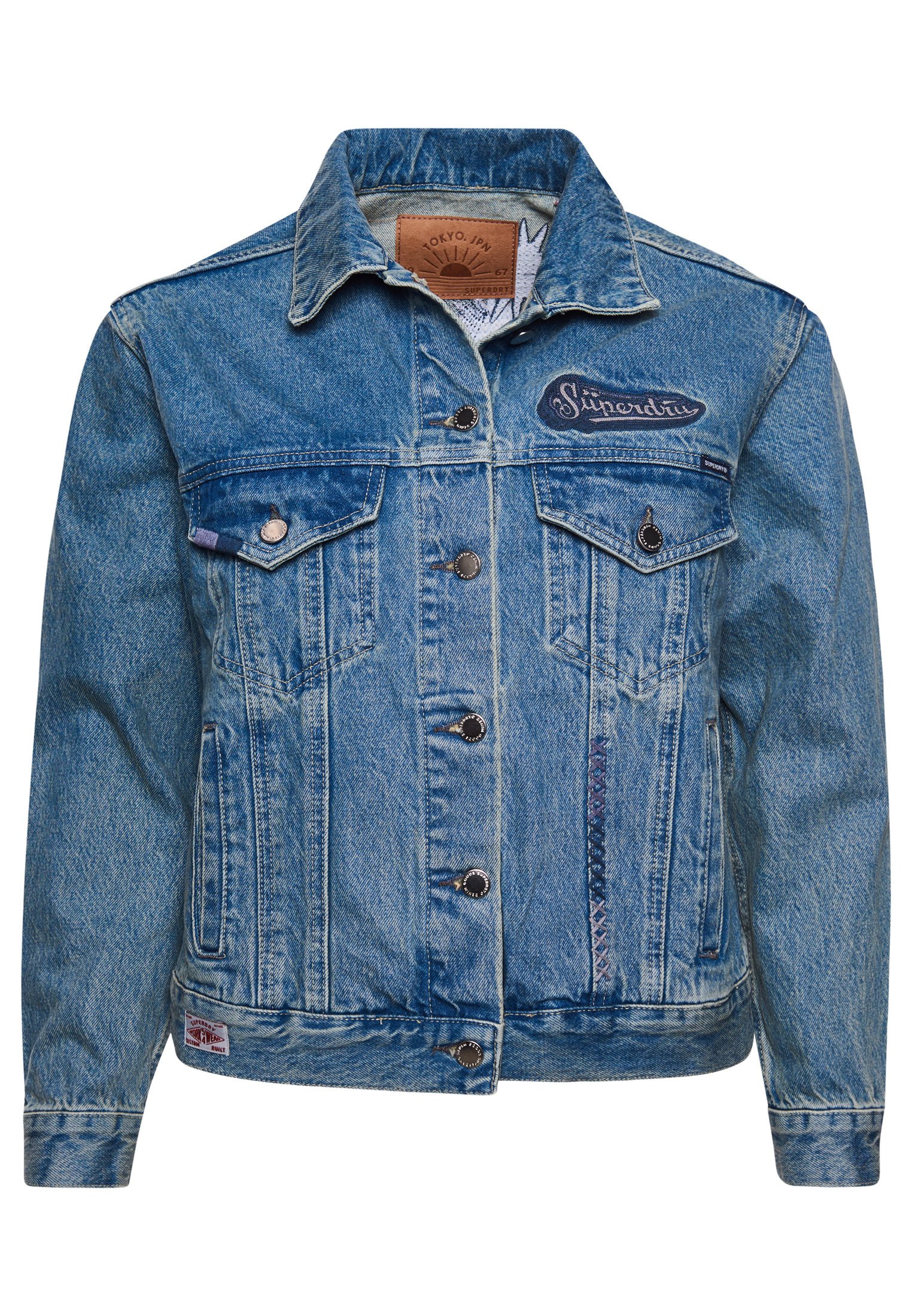denim superdry jacket