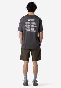The North Face Print T-shirt - anthracite grey white d