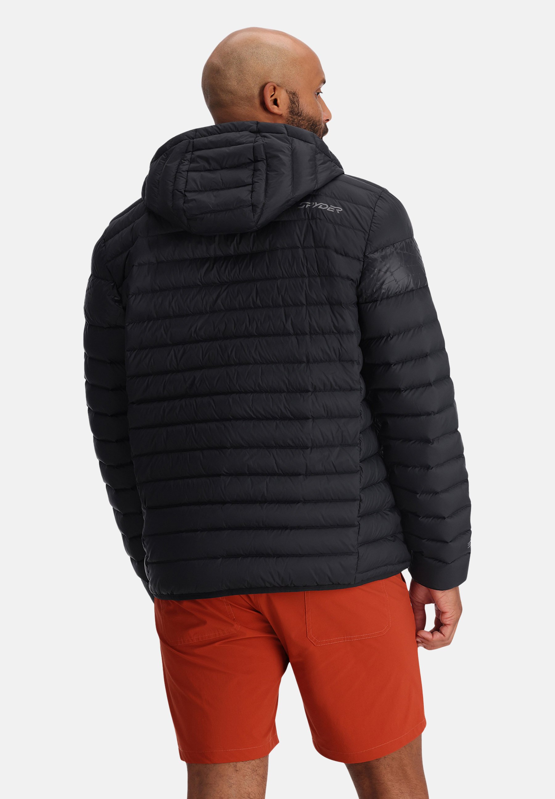 早い者勝ち❣️Spyder Down Jacket Womens Zenith Hooded - Black | Spyder