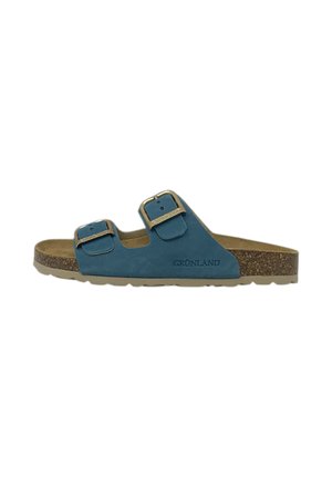 Grünland, SANDALI - Ciabattine - blue denim
