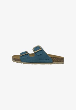 Grünland, SANDALI - Ciabattine - blue denim