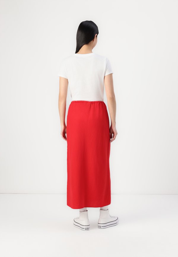 MIDI PULL ON SKIRT - Pencil skirt - tomato sauce2