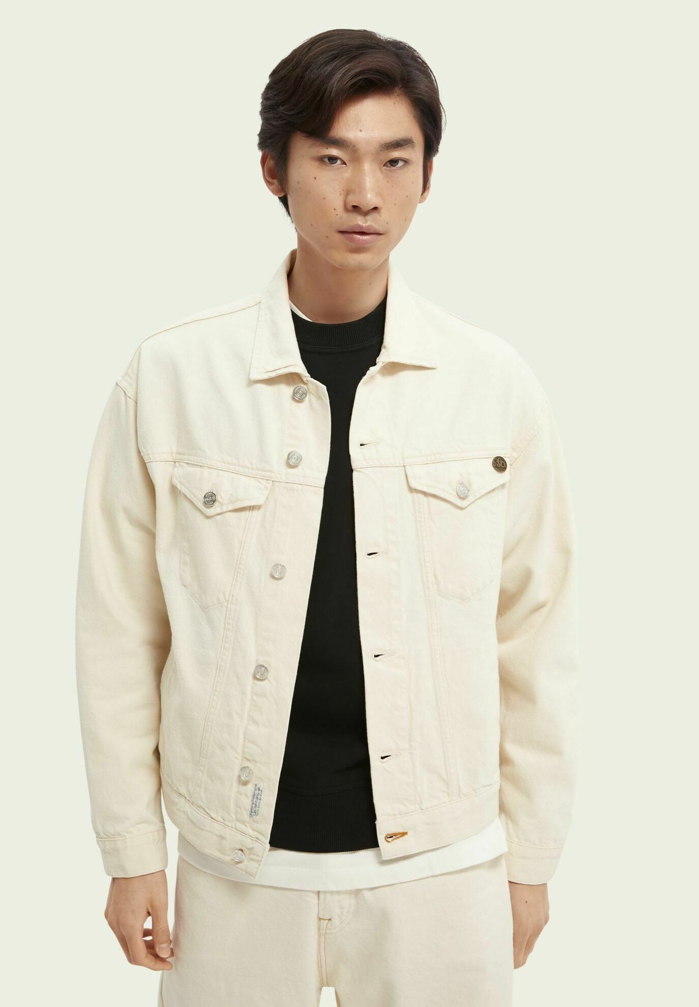 HOPE - Denim jacket - beige 