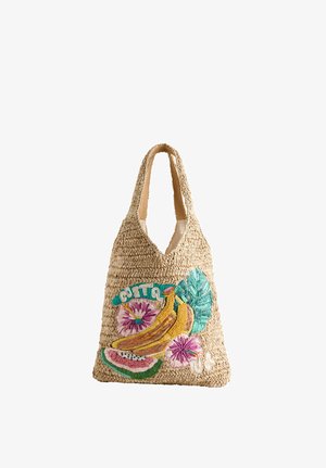 Next, COSTA RICA EMBELLISHED SHOULDER BAG . - Kézitáska - natural