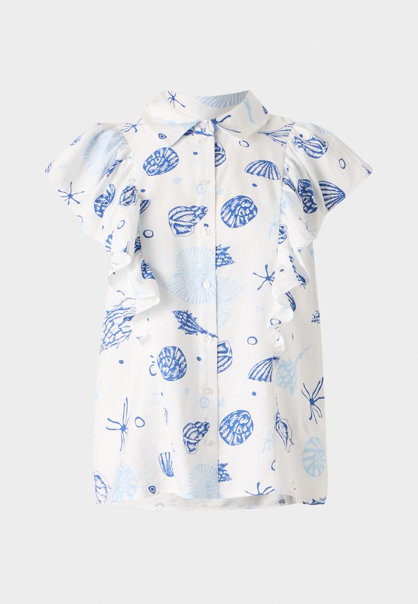 VMSEASHELL FRILL SHIRT - Button-down blouse3