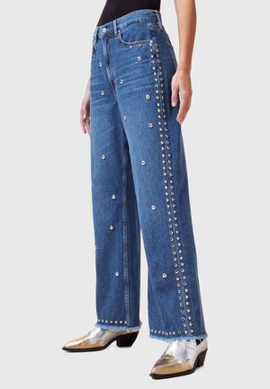 BLAKE STUD  - Straight leg jeans - blue