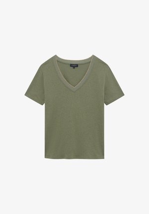 Caroll, T-shirt basique - kaki