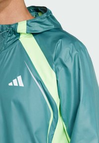 adidas Performance Windbreakers - preloved teal   lime burst