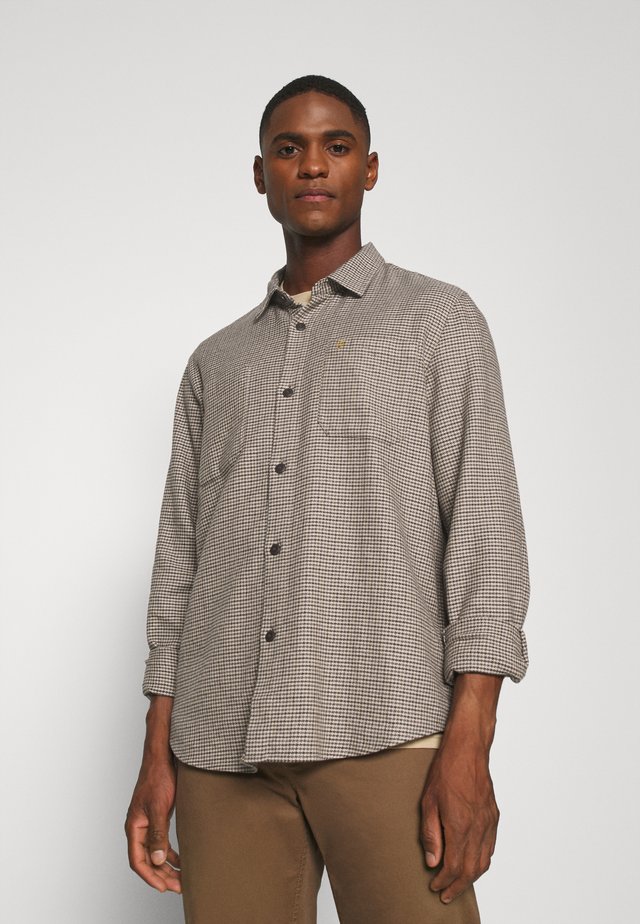 DEKKER CHECK OVERSHIRT - Skjorter - beige