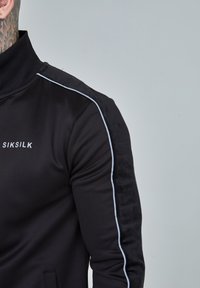 SIKSILK PANELLED  - Tröja med dragkedja - black