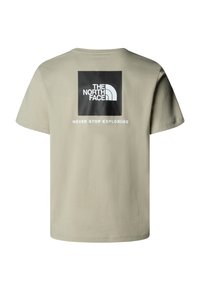 The North Face BOX - Print T-shirt - clay grey tnf black