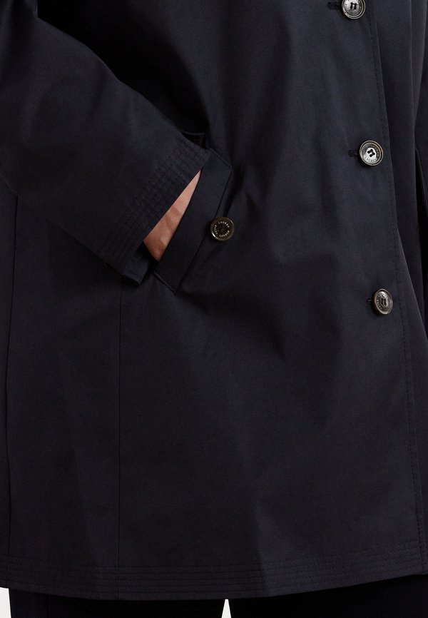 HOODED COTTON BLEND BALMACAAN COAT - Classic coat2