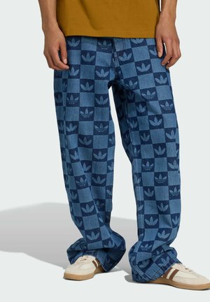 MONOGRAM ALL OVER  - Jeans relaxed fit - indigo denim