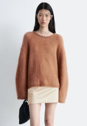BRUSHED  -BLEND   - Strickpullover - dark beige