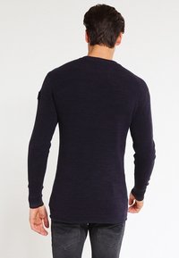 G-STAR Stickad tröja - dark blue