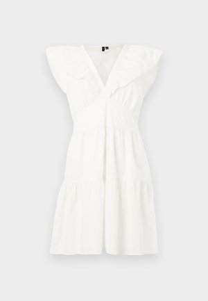 Vero Moda, VMJARLOTTE FRILL - Päevakleit - snow white