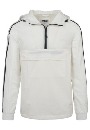 Urban Classics CRINKLE NYLON PULL OVER  - Tuulitakki - white/black