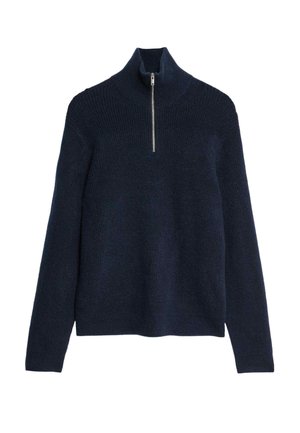 SUPERSOFT HALF ZIP - Strickpullover - dark navy