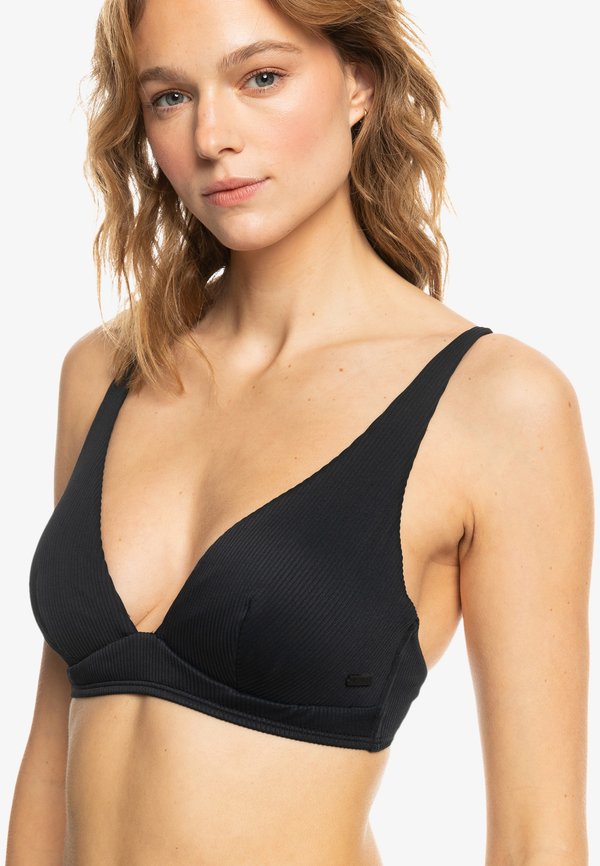 LOVE THE ROLLER - Bikini top - anthracite2