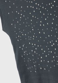 Stradivarius STUDDED WITH SLEEVES - Top - dark grey
