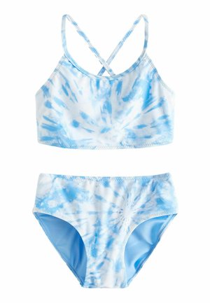 REGULAR FIT SET - Bikiny - blue tie dye