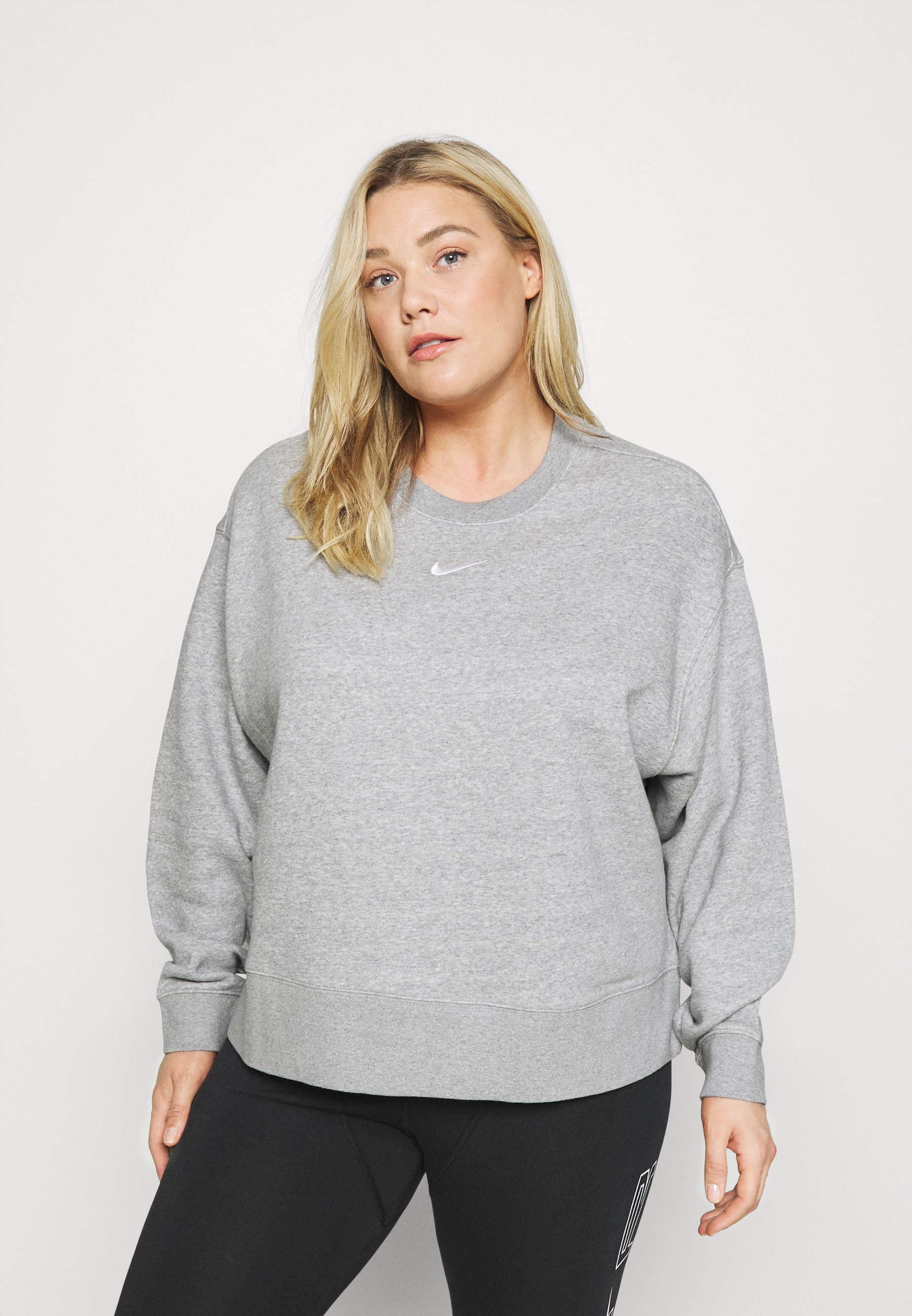 plus size grey sweatshirt