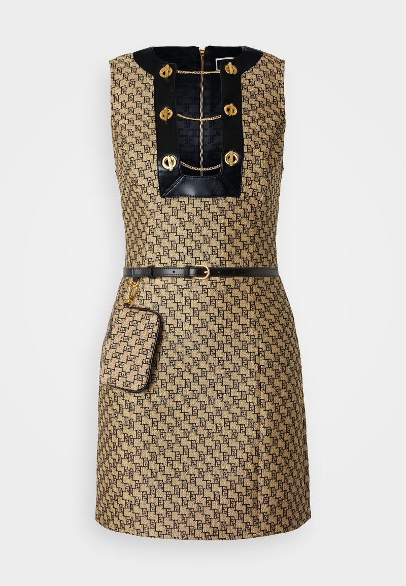 Elisabetta Franchi Jurk beige