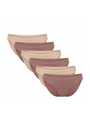 GO DAILY 6ER PACK - Briefs - beige   cacao