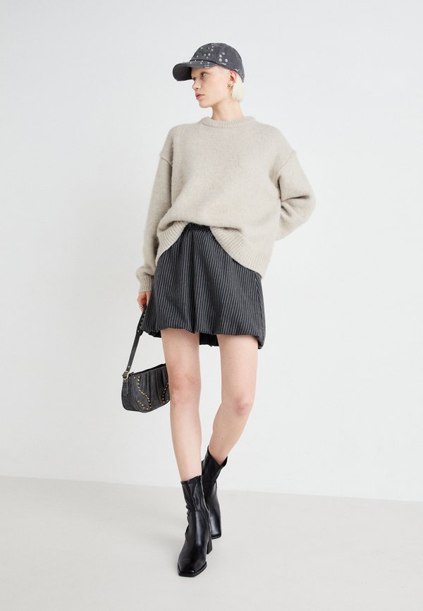 FUNDA HAIRY RELAXED - Jumper - beige medium dusty3