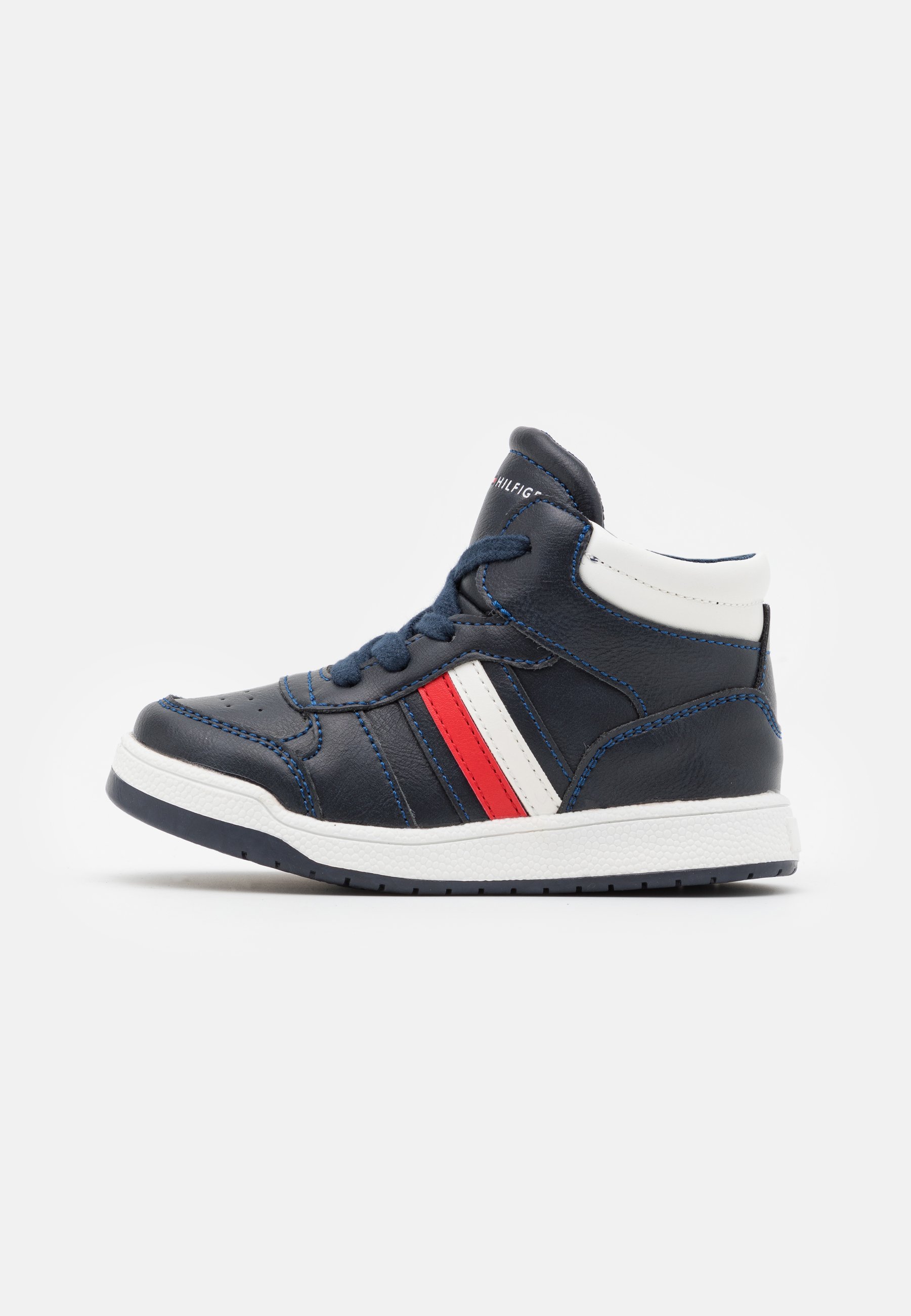 Tommy Hilfiger Sneakers hoog - blue/white/donkerblauw - Zalando.be