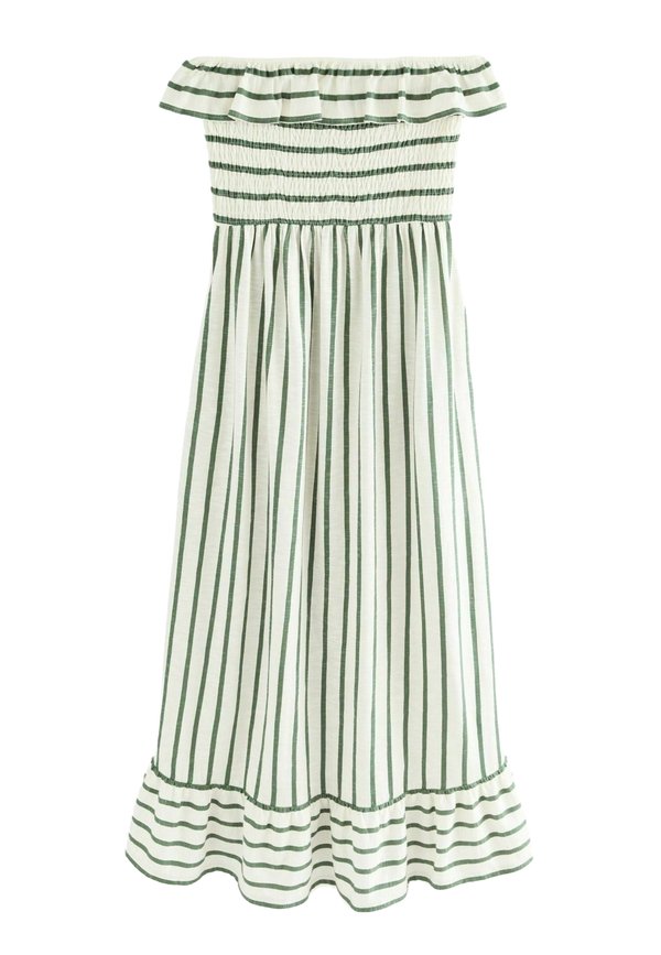 REGULAR FIT - BANDEAU FRILL  - Maxikleid