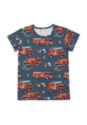Print T-shirt - dark blue