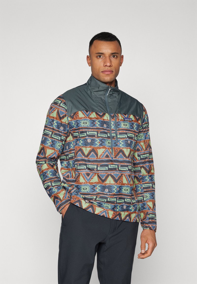 Patagonia HOUDINI STASH 1/2 ZIP  - Windbreaker - high hopes geo/forge grey