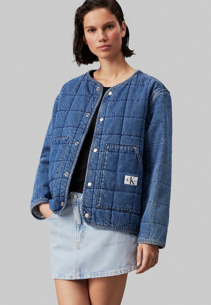 Calvin Klein Jeans LINER - Bomber jakna - denim medium