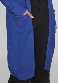 VILA VIRIL LONG CARDIGAN - Cardigan - mazarine blue melange