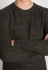 Jack & Jones Stickad tröja - khaki