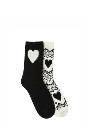 FAIRLISLE 2-PACK - Chaussettes - light white