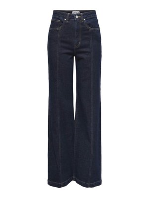 ONLY Wide leg - dark blue denim