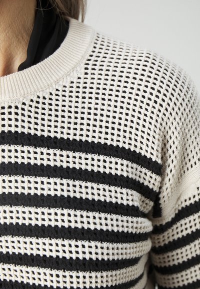 Vanessa Bruno CANDABELLE - Pullover - ecru/noir