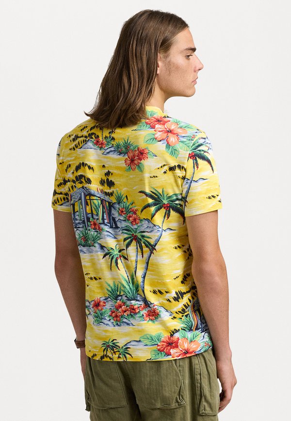 CUSTOM SLIM BEACH-PRINT JERSEY T-SHIRT - Print T-shirt - surf shack scenic3