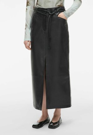 Leren rok - meteorite