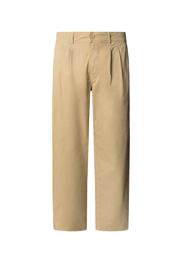 RELAXED PLEATED PANT - Trousers - khaki beige3