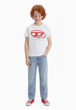 Diesel VALEB UNISEX - T-shirts med print - bianco